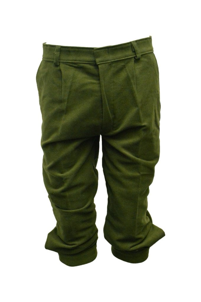 Mens Moleskin Shooting Plus Fours Breeks Trousers OLIVE Walker & Hawkes